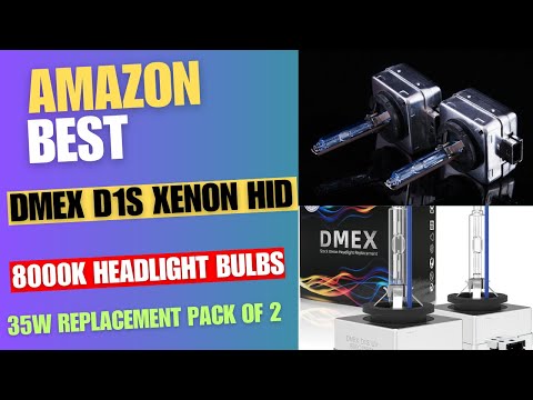 "DMEX D1S Xenon HID 8000K Headlight Bulbs - 35W Replacement Pack of 2"