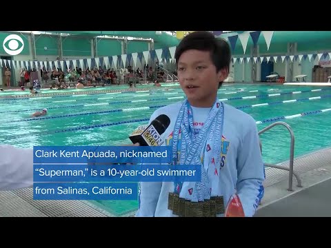 10-Year-Old Boy Clark Kent Beats Michael Phelps' Record