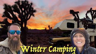 Winter Truck Camping @ Joshua Tree: Full Time Truck Camper Living | DestinatioNow Ep84