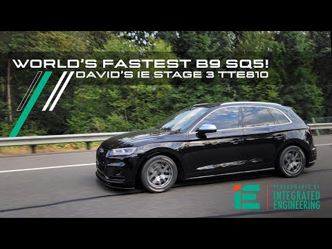 Audi B9 SQ5 IE Stage 3 TTE80 10.1 Second Quarter Mile Record Run!