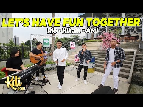 KERENN! HIKAM, ARCI, RIO [LET'S HAVE FUN TOGETHER] (by Ridho Rhoma)