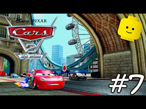CARS 2 Lightning McQueen Racing Cartoon Video Game - C.H.R.O.M.E. Level 5 PC Gameplay