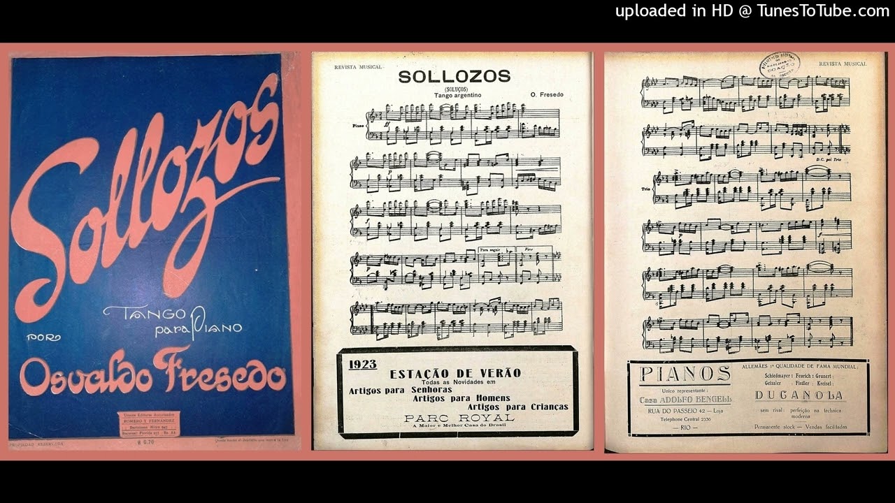 Sollozos - Orquesta Típica Fresedo - 1922