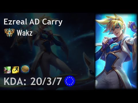 Ezreal AD Carry vs Kalista - Wakz - EUW Challenger Patch 8.1