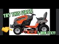 Mower Low Speed Struggle Hills Fixed