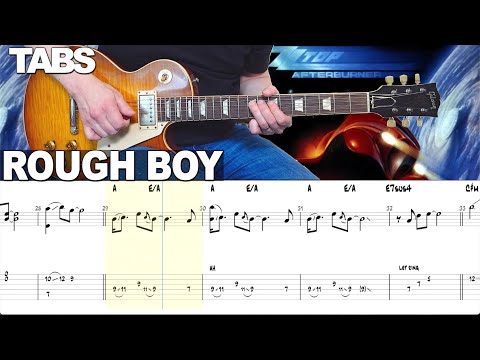 ZZ Top - Rough Boy | Guitar cover WITH TABS |