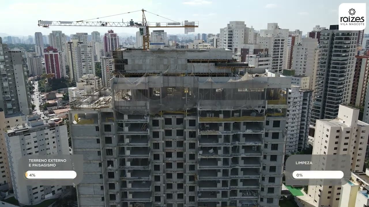Raízes Vila Mascote | Acompanhe a sua obra - Abril/2024