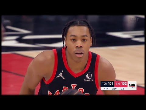 Scottie Barnes ATTACKS DeRozan | RAPTORS vs BULLS | Jan 26, 2022 | 21-22 NBA Season