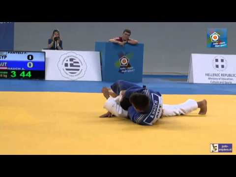 Judo 2014 European Championships Cadets: Panteli (CYP) - Hauch (AUT) [-66kg]
