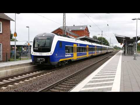 Züge Trains Schnelldurchfahrten Bahnhof Bassum - Fast transits Railway Station Bassum