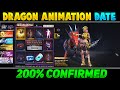 Dragon Animation Confirm Date Next Faded Wheel In Free Fire New Dragon Animation Emote Confirm