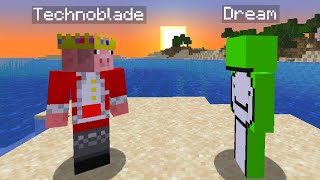 Technoblade and Dream&#39;s first encounter on the Dream SMP