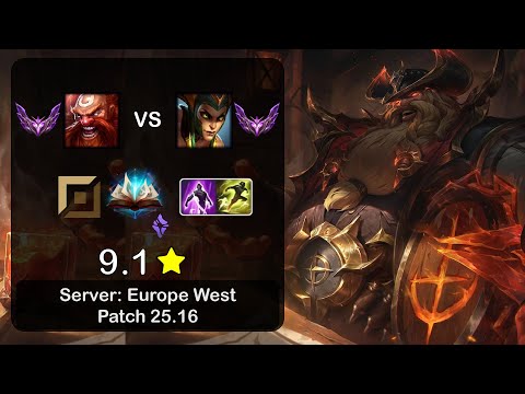 Gragas Top vs Cassiopeia - EUW Master - Patch 25.16