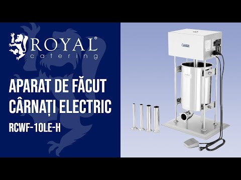 video - Aparat de Făcut Cârnați Electric - 10 Litri - electric