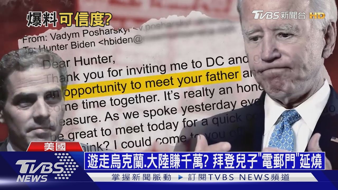 選前陰謀論滿天飛 拜登兒子醜聞美媒存疑