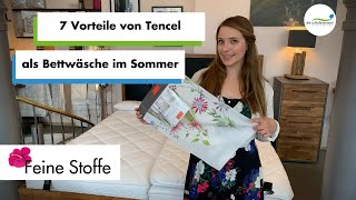 7 Vorteile von Tencel | Sommerbettwäsche