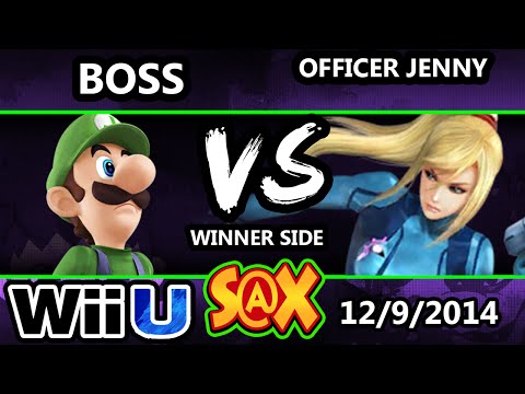 S@X - Boss (Luigi) Vs. Officer Jenny (ZSS) SSB4 Singless - Smash For Wii U