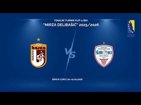 KK Bosna BH Telecom 🆚 HKK Široki TT Kabeli | 17:00 | Polufinale KUP-a BiH 2025/26 🏆