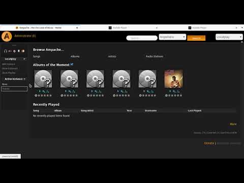 Configure MoOde as an MPD Localplay device in Ampache