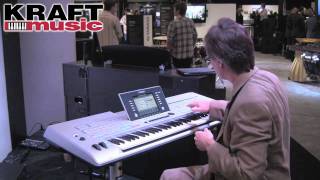 Video thumbnail for Kraft Music - Yamaha Tyros4 Demo with Craig Knudsen NAMM 2011 by Kraft Music