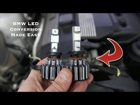 BMW H7 LED Conversion..... I Can See CLEARLY Now !!!!