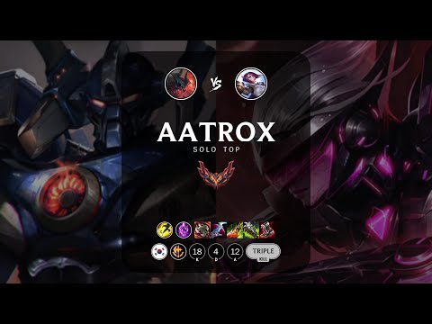 Aatrox Top vs Fiora - KR Grandmaster Patch 12.22