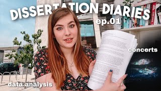 DISSERTATION DIARIES EP. 01 | Learning to find a work life balance 🎧📖🌱
