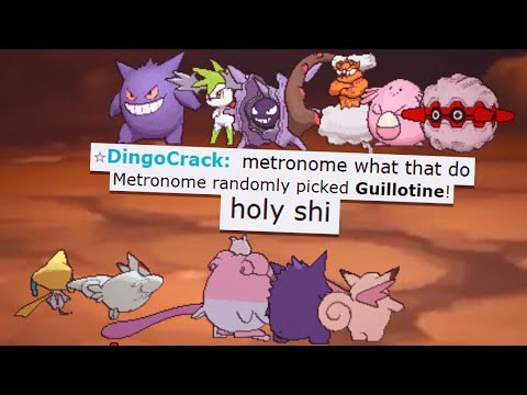 Trolling pokemon players with a FULL METRONOME team