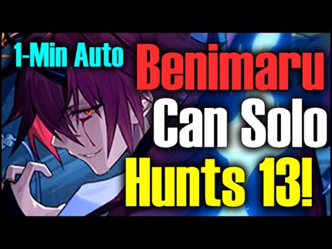 Benimaru Auto 1-Man Hunts 13 in 1-Min!
