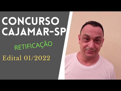 Concurso Cajamar SP Prefeitura Retificação Edital 01/2022 Você vai passar