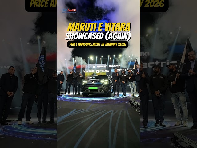 Maruti Suzuki officially showcased all-new e Vitara in India again, confirming launch for Jan 2026