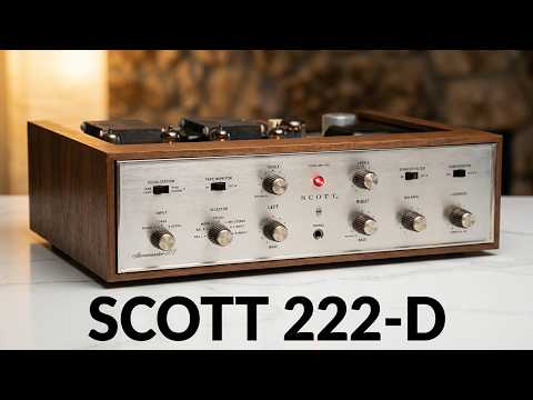 🎶✨ H.H. Scott 222D/222-D Tube Integrated Amplifier w/ Wood Case — Serviced EL84 / 7189 Vintage Hi-Fi image 26