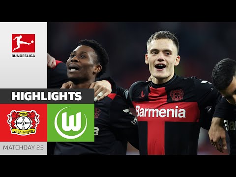 Resumen de B. Leverkusen vs Wolfsburg Jornada 25