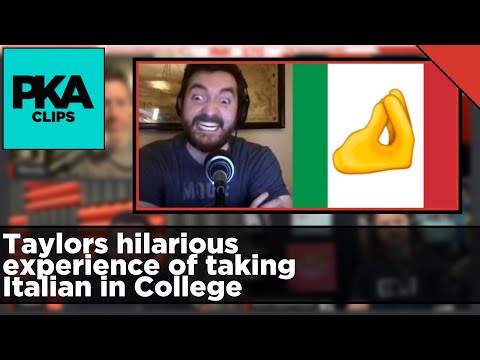 Taylors hilarious experience of taking Italian in College - PKA Clip