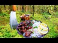 Crispy Chicken Rice In The Forest Rustic Food