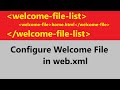 Welcome File List In Servlet Welcome File List In Web Xml Example What Is Welcome File List