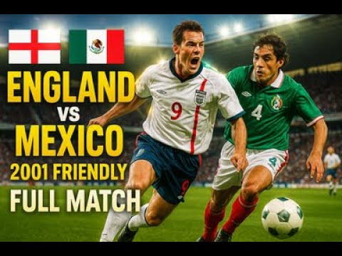 England vs Mexico | Full Match | International Friendly | May 25, 2001 | Pride Park, Derby