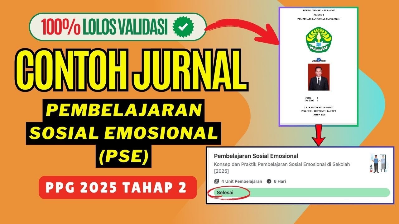 Example of a Social Emotional Learning (PSE) Journal - PPG Phase 2 2025