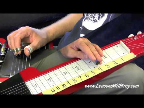 C6 Lap Steel Lessons - [HD] - Volume #1 - Part B - by Lessons With Troy