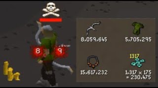 Skull tricking PVMers for MILLIONS using ring of coins