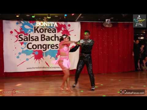 Beto & Bety couple salsa show 2017 Korea salsa & Bachata congress Farewell Party@Bonita
