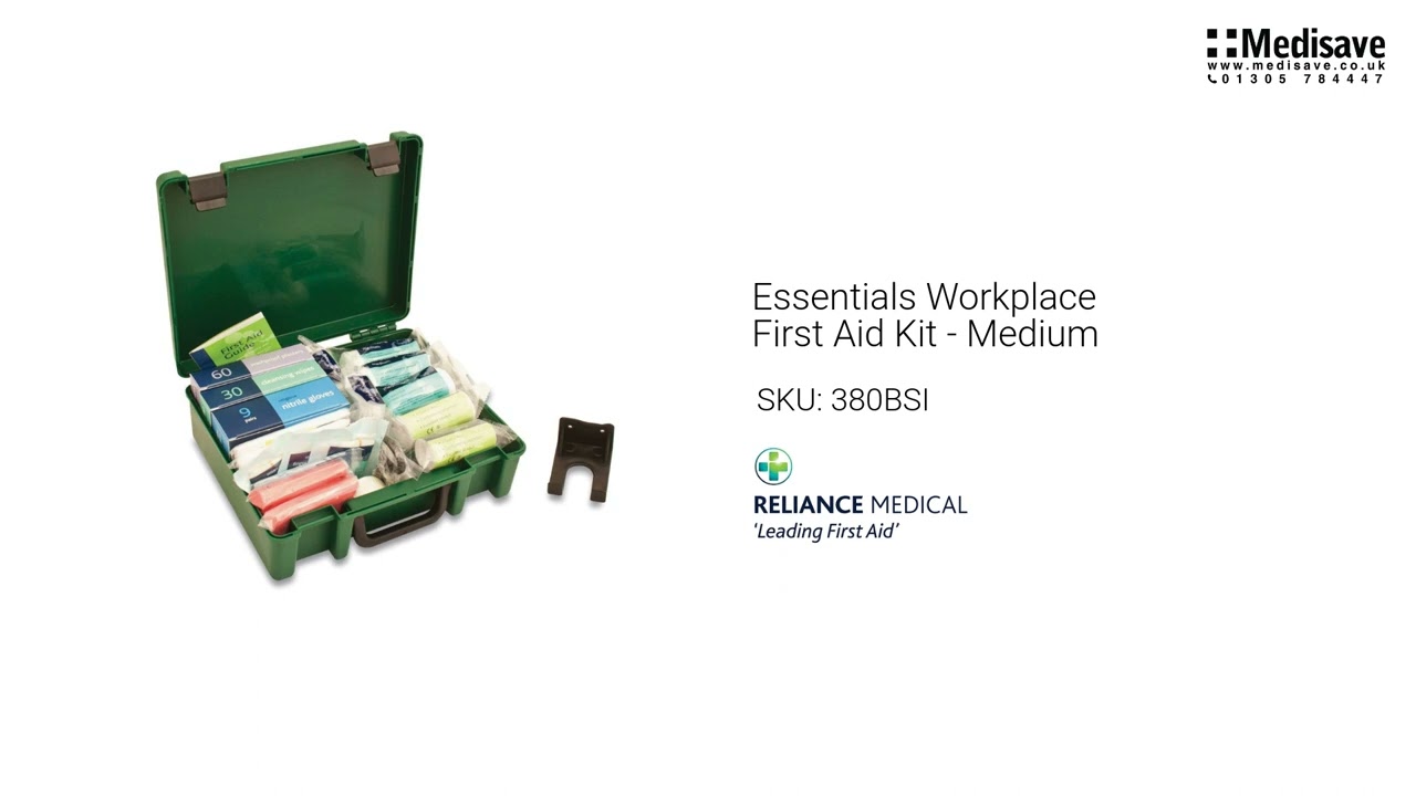 Essentials Workplace First Aid Kit Medium 380BSI