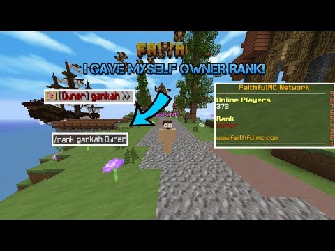 (ADMIN SERIES) I GAVE MYSELF OWNER RANK ON FAITHFUL?! - FaithfulMC 8.0 Staff Series
