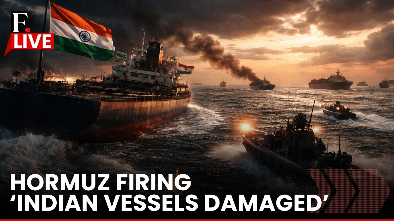 HORMUZ SHOWDOWN LIVE: Indian-Flagged Vessels Forced Back After Iran Fires Shots in Hormuz: Reports