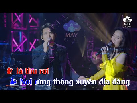 [Karaoke] LK Qua đêm nay & Cơn mưa tình yêu - Quốc Thiên ft Phương Linh