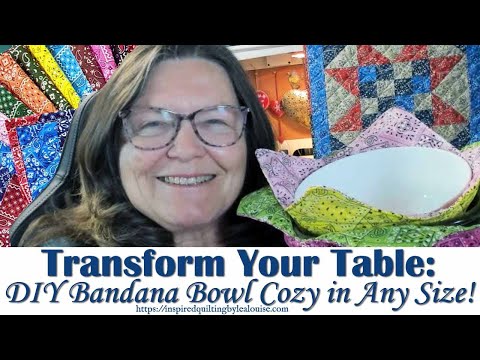 Exciting DIY Alert: Make Your Own Microwavable Bowl Cozy in Any Size with Lea Louise!
