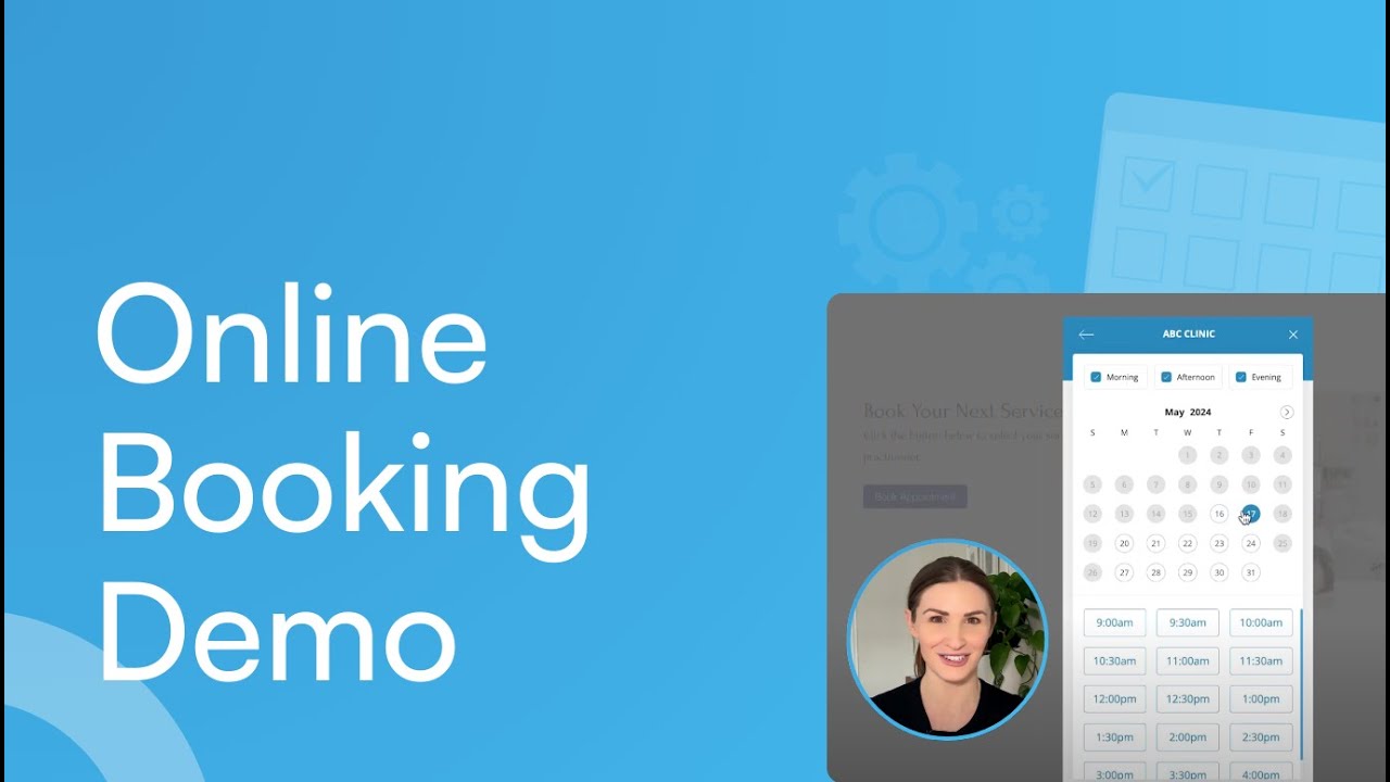 ClinicSense: Online Booking Demo. Official ClinicSense video