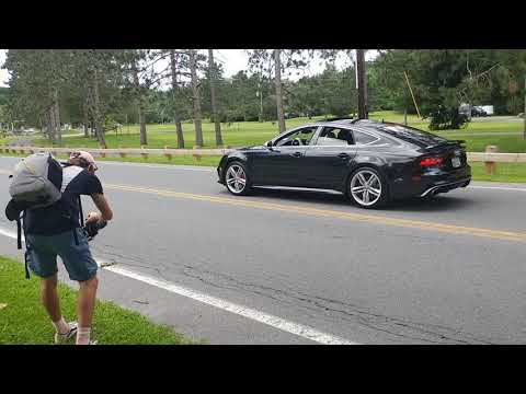 Audi RS7 at Saratoga Automobile museum Audi car show 2021.