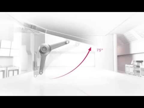 Hafele Duo Series Lift-Up Fitting Lid/Flap Stay Arm Video