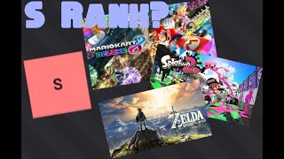 Ranking All My Nintendo Switch Games